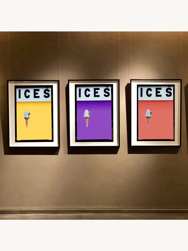 ICES Pop Art Photography Print Framed in Black