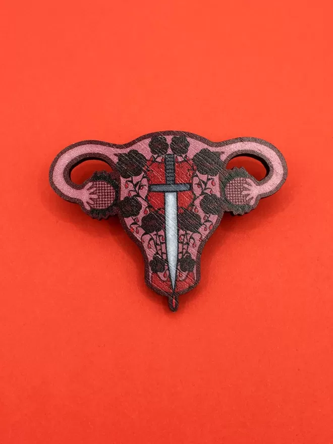 Uterus Brooch