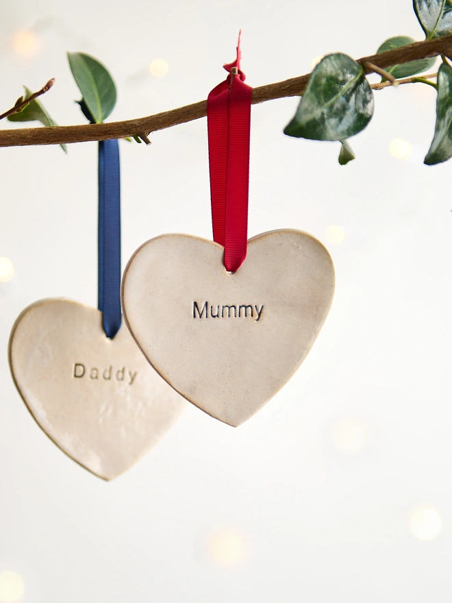 ceramic heart decoration