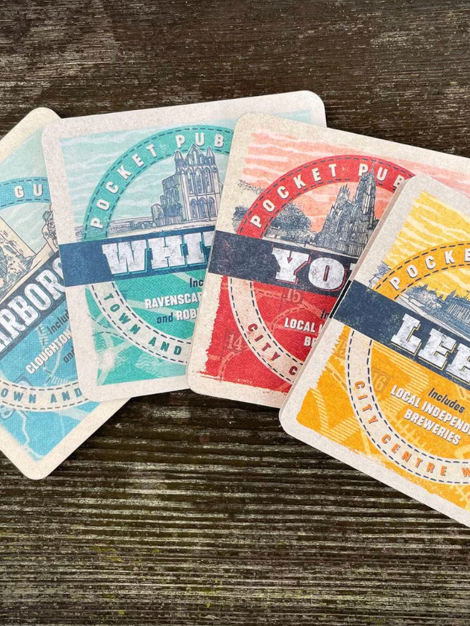 Pocket Pub Guide Bundle. A group of pocket pub guides spread out.