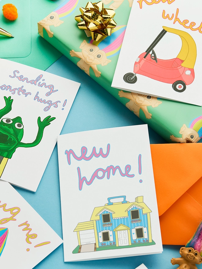 New Home Greeting Card from Spacehoppers Collection