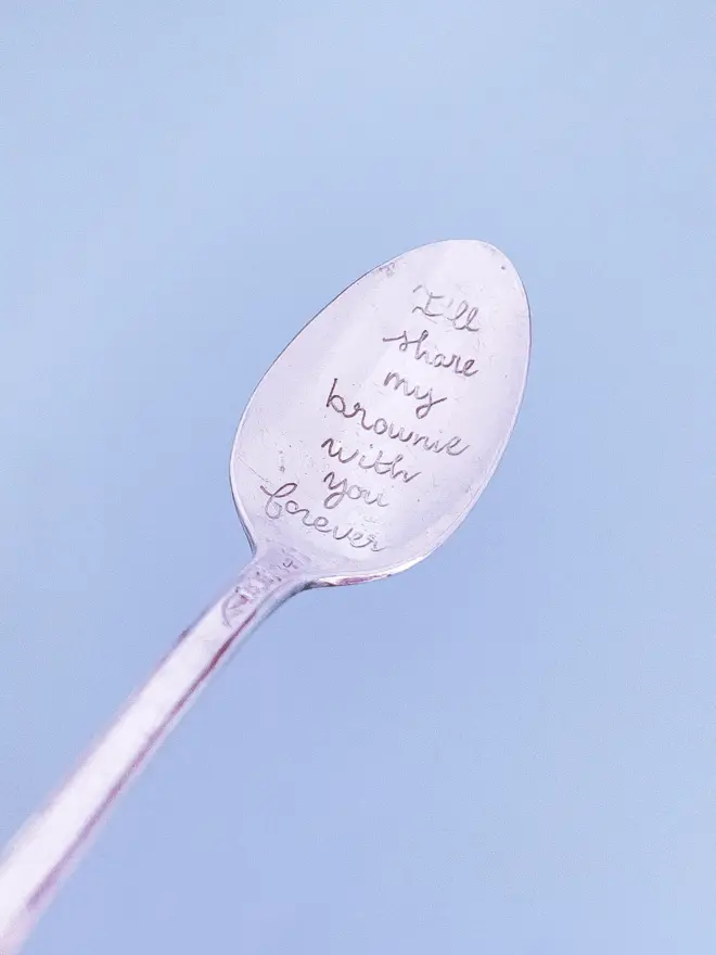 valentines day spoon brownie