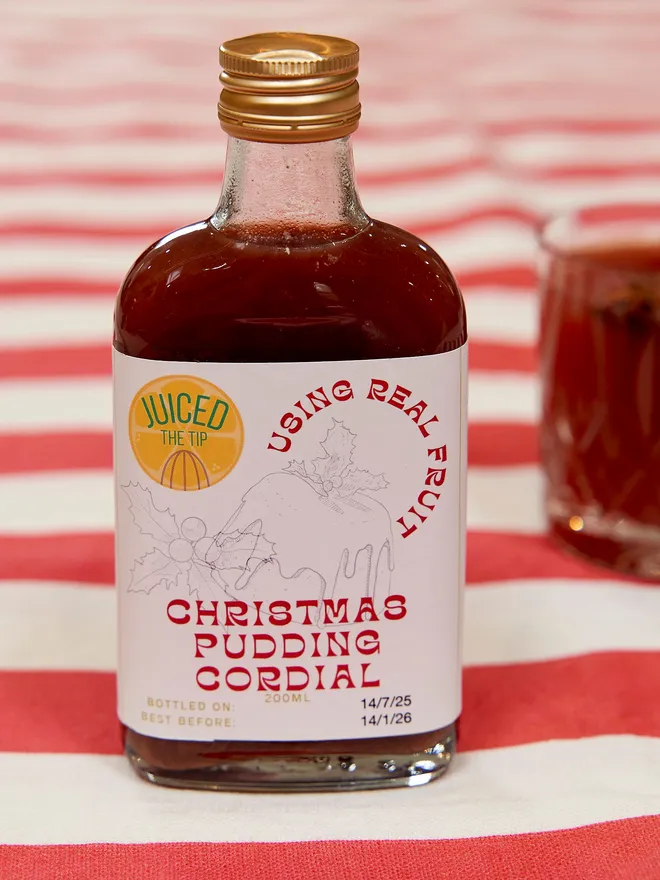 Christmas pudding cordial
