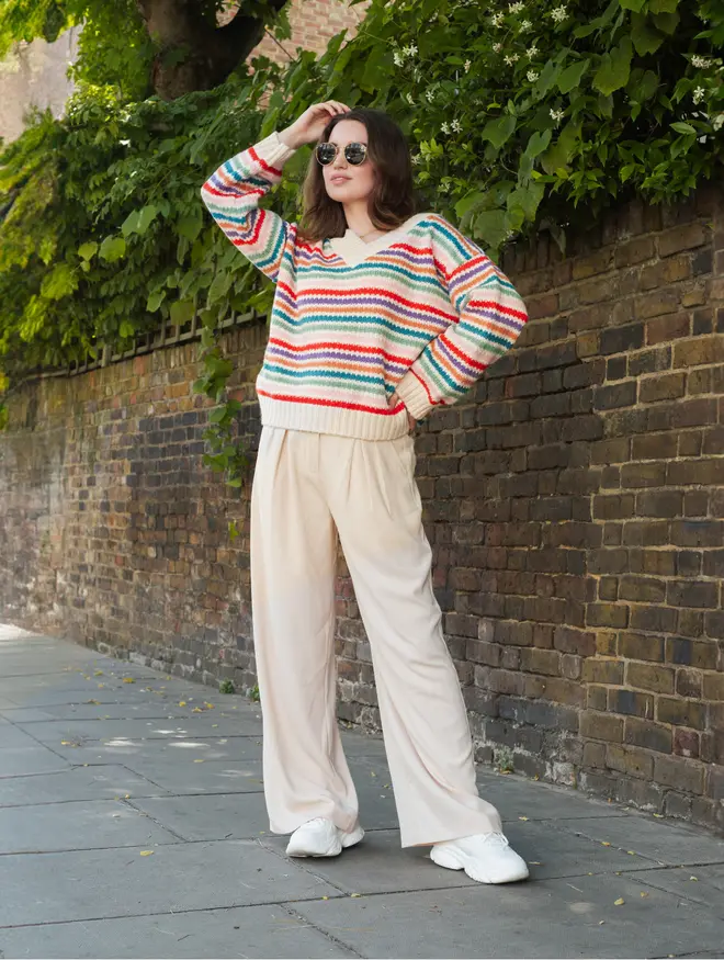 Jasmine Stripe Jumper Multi