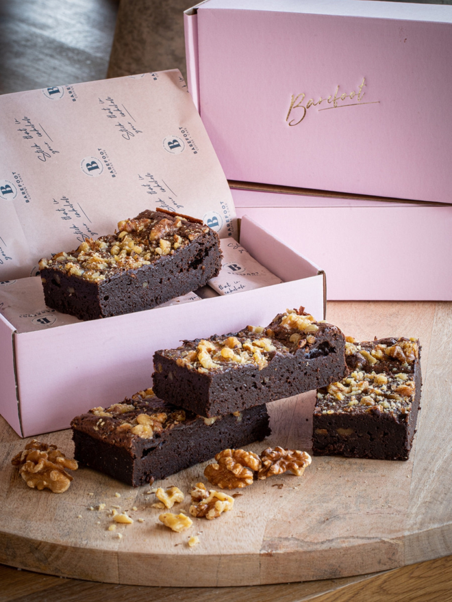 walnut brownie box