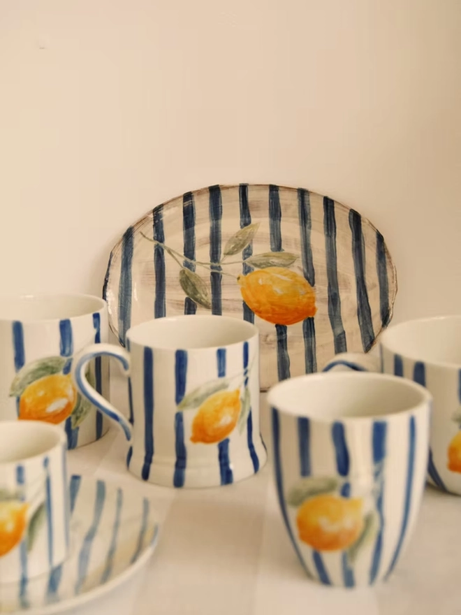 Terracotta Lemon Platter