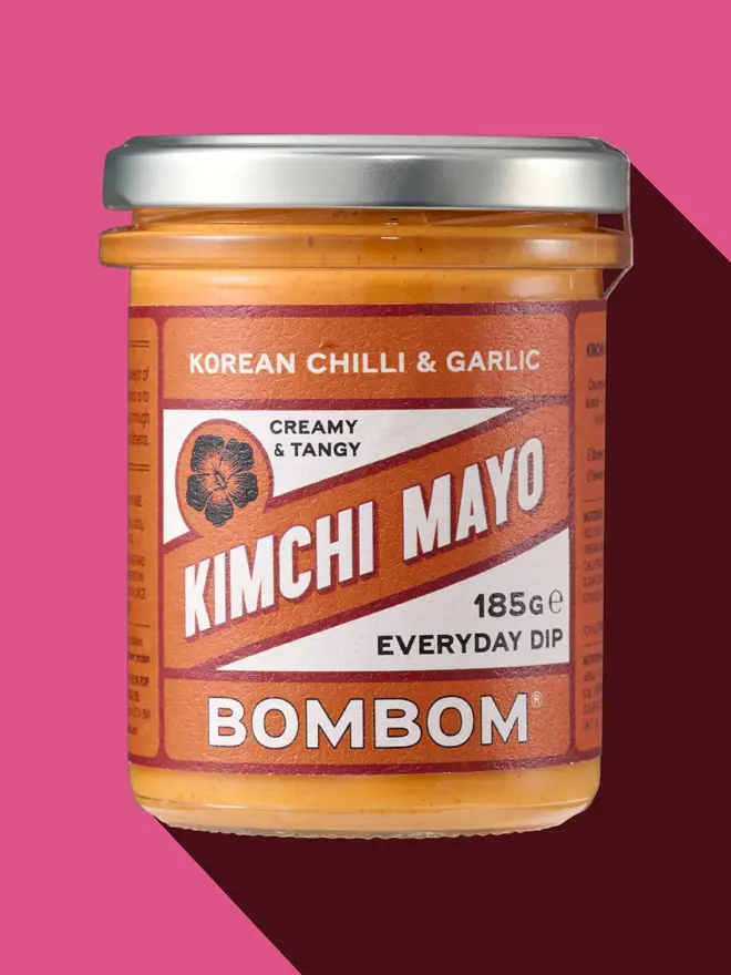 bombom jar of kimchi mayo