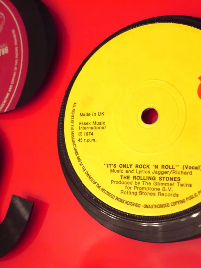 keith haynes only rock & roll rolling stones vinyl art