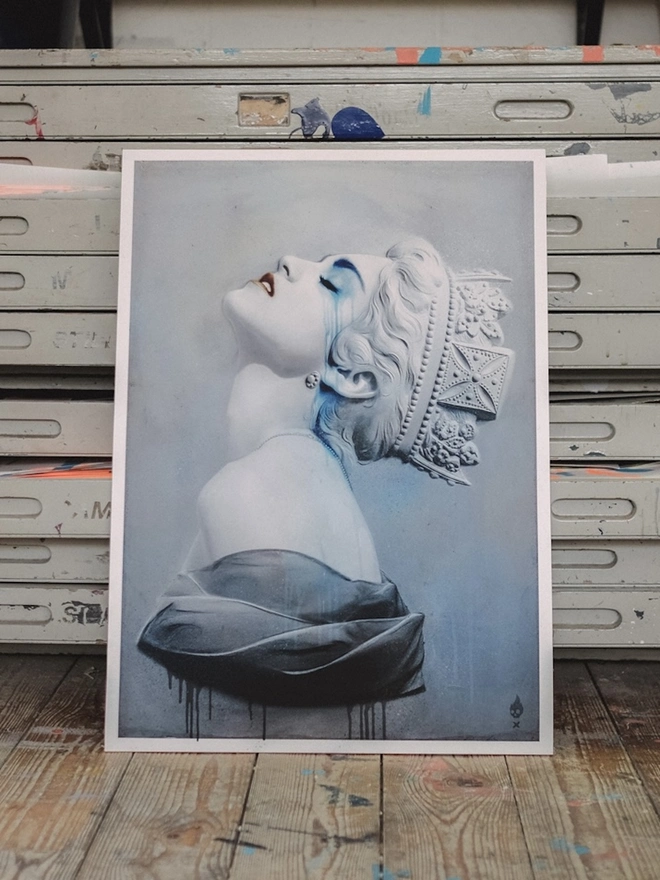 'Queen of Pop' Madonna Art Print 