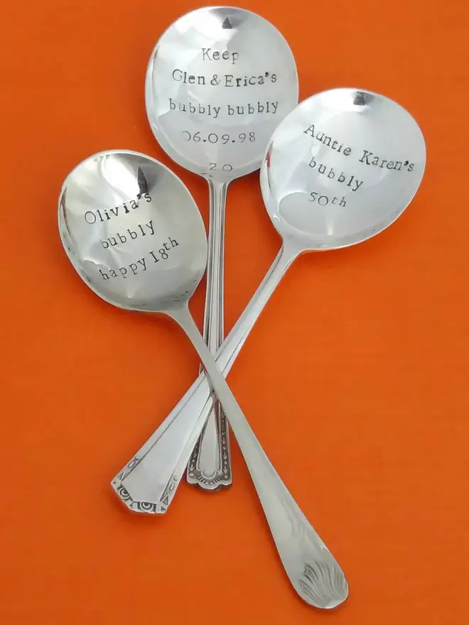 Personalised Champagne Spoon