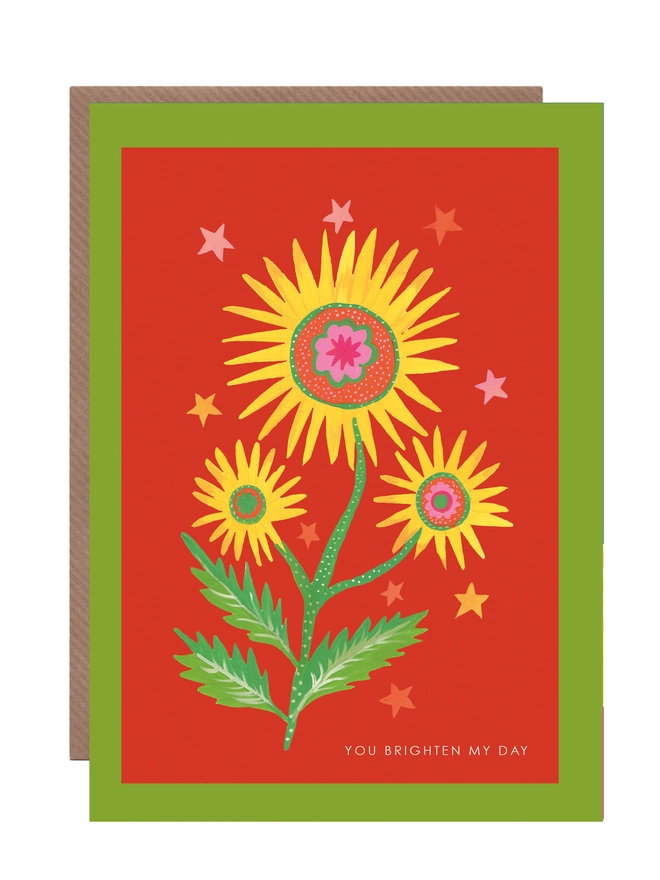 flower card