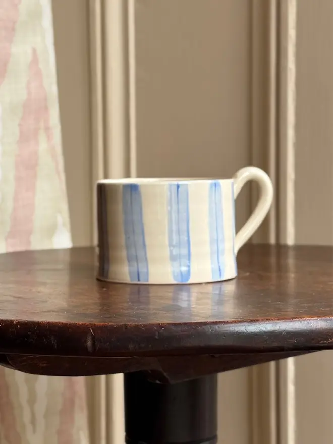 Blue Stripey Mug