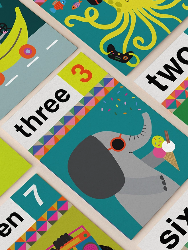 Hippo Two 2nd Birthday Card