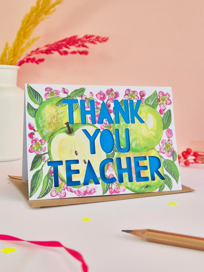 thank you teacher card