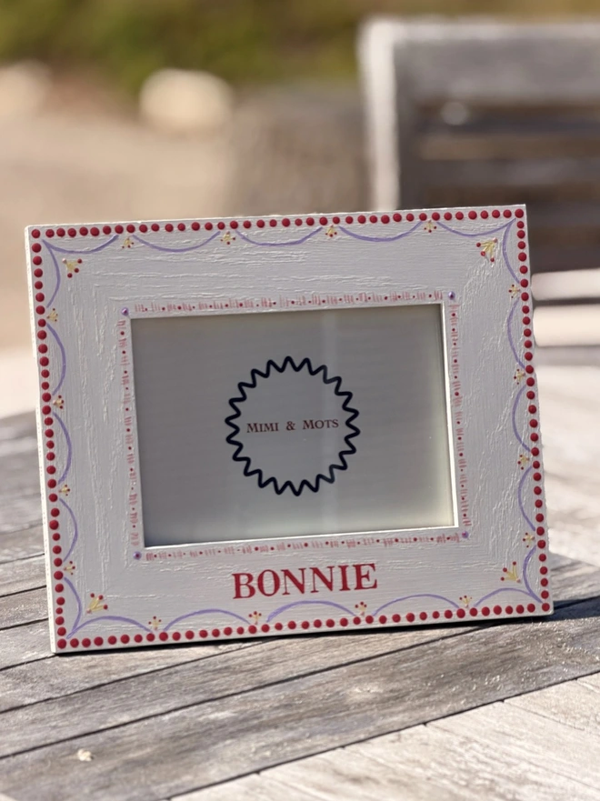 Handpainted children's christening gift. 