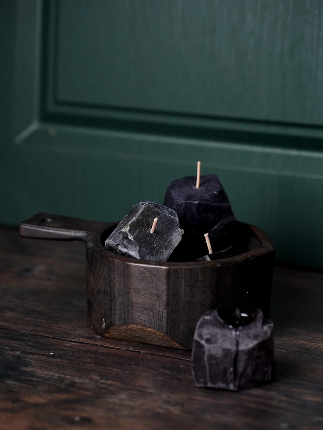 The Christmas Coal Candle