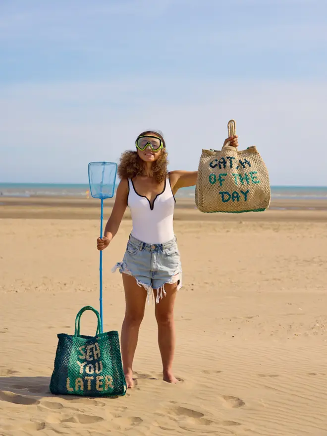 Sea You Later Jute Bag