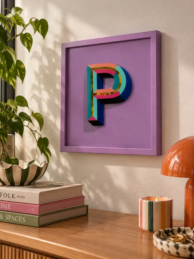 Gold Leaf Initial 