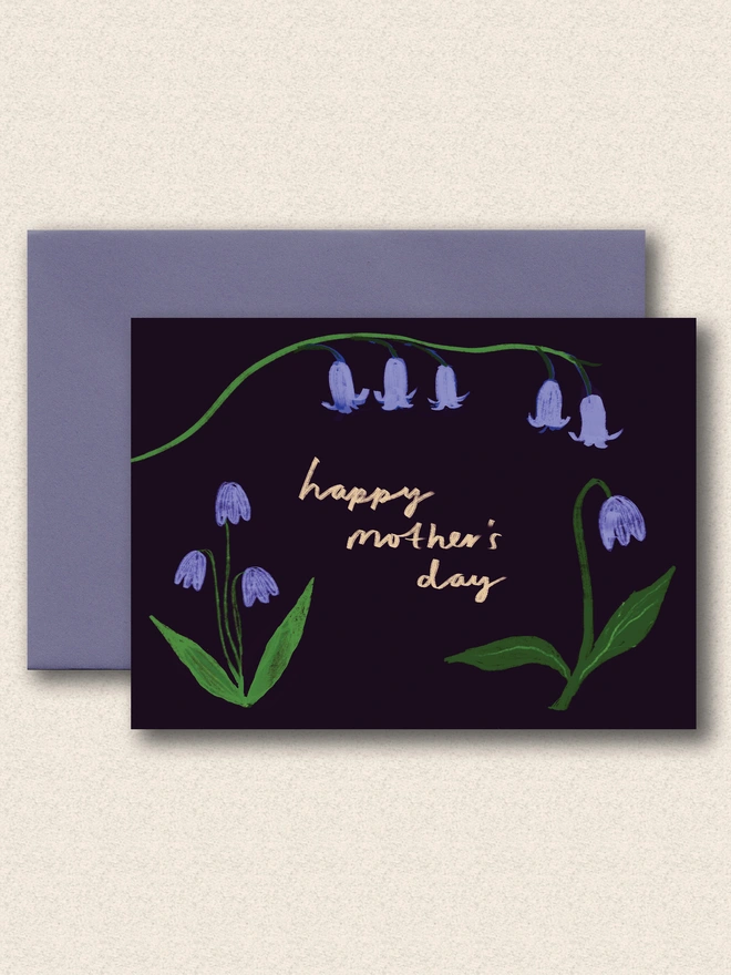 happy mothers day bluebell card