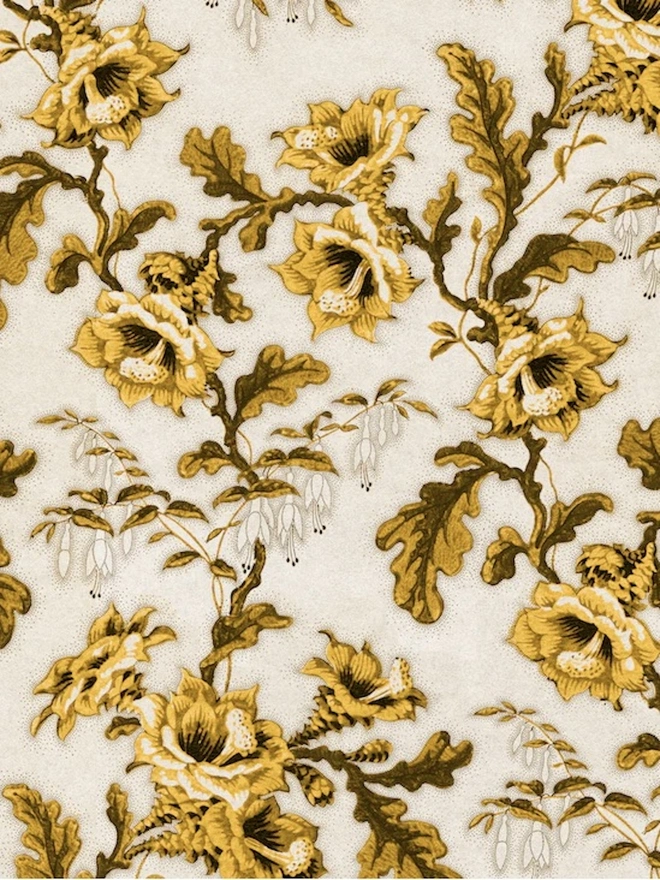 Secret Garden Saffron Wallpaper