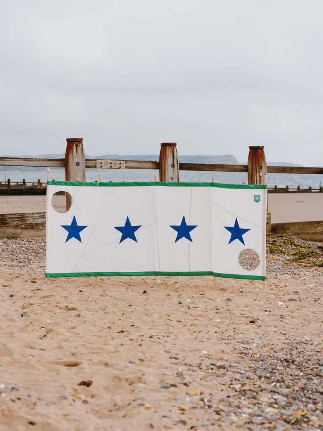 star windbreak blue green