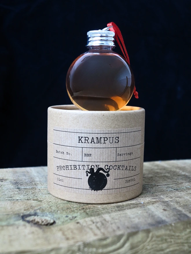 Krampus Cocktail Bauble