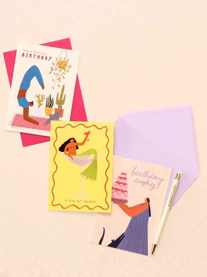 'Have A Relaxing Birthday' Yoga Birthday Card