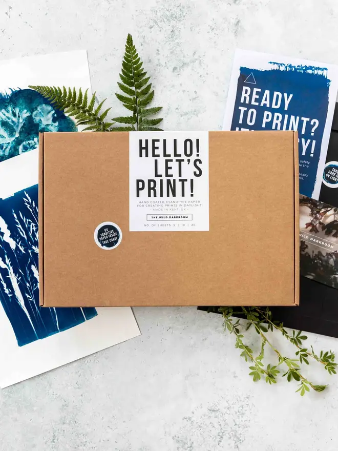A4 Cyanotype Paper To Create Beautiful Prints With Sunlight