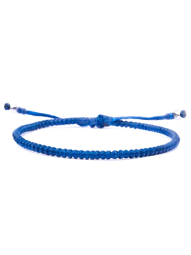 blue rope yogi bracelet