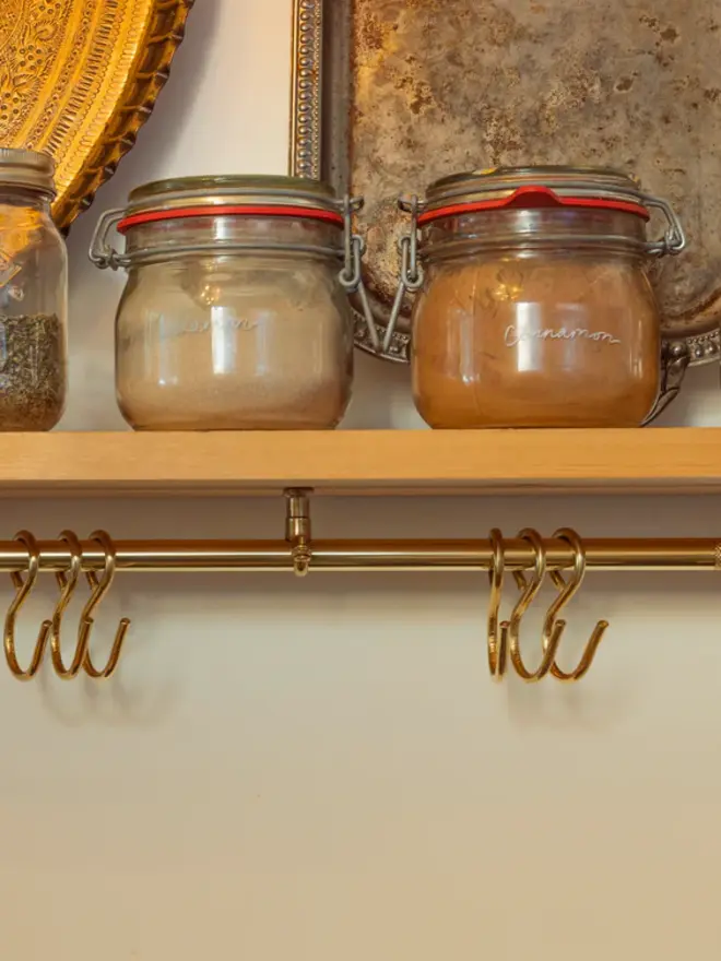 The Brass Hanging Rail