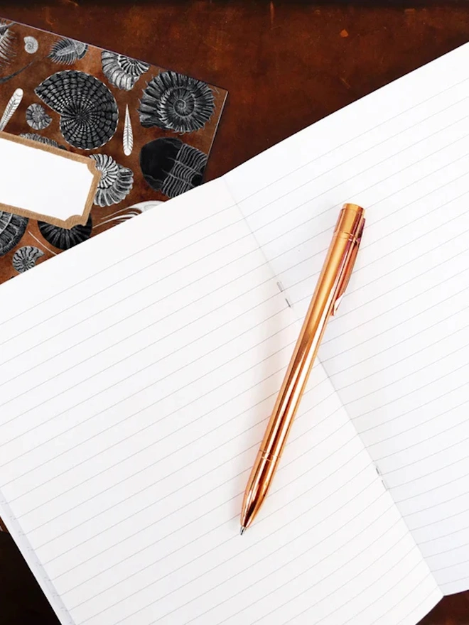 Ammonoidea Fossil Print Notebook