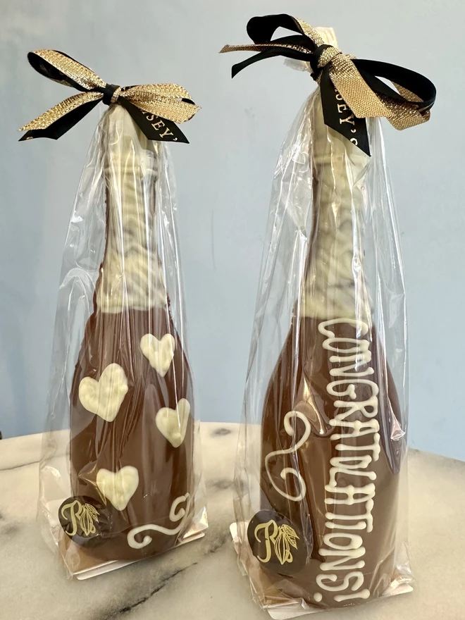 Chocolate Champagne Bottle