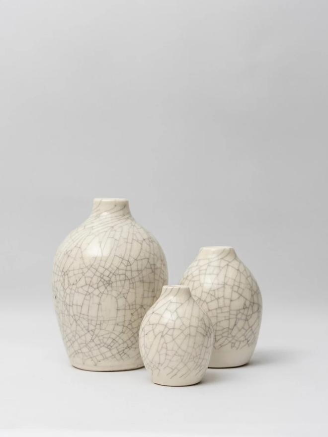 porcelain crackle vase