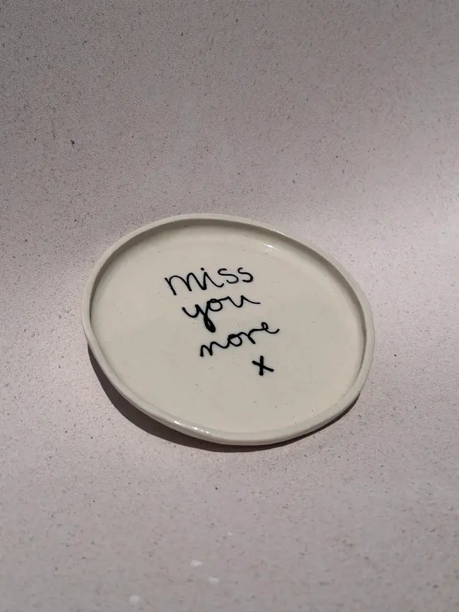 'Miss You More' Appetizer Plate