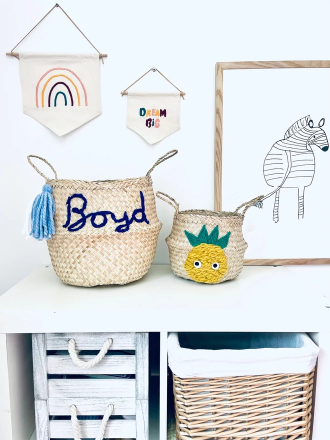 Pineapple Belly Basket