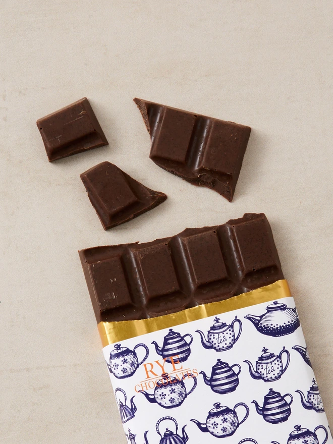 Earl Grey Milk Chocolate Bar - 43.5% Venezuelan