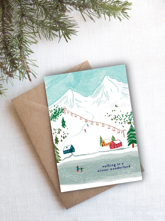 winter wonderland Christmas card