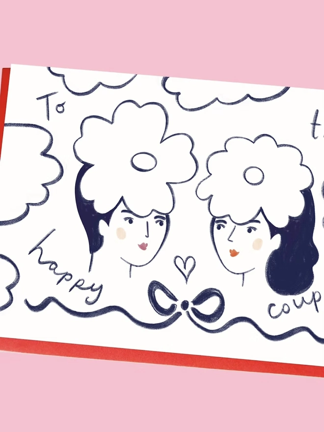 'To The Happy Couple' Anniversary Card