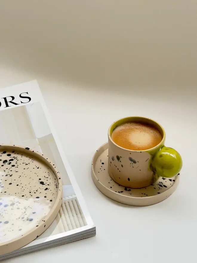 Lime Green Espresso Cup