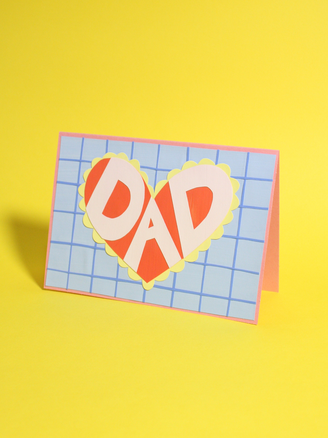 Dad Collaged Card