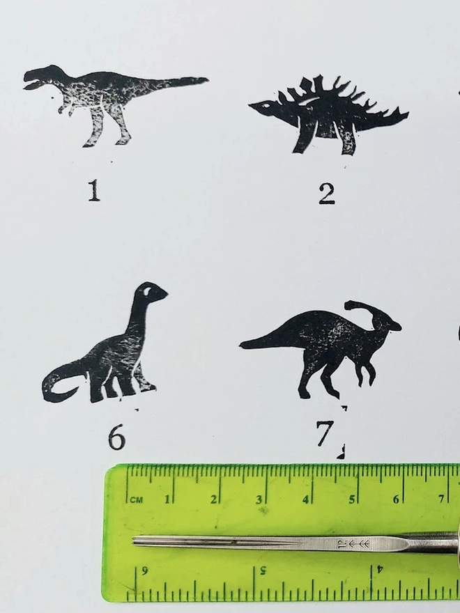 Dinosaur Ink Stamps