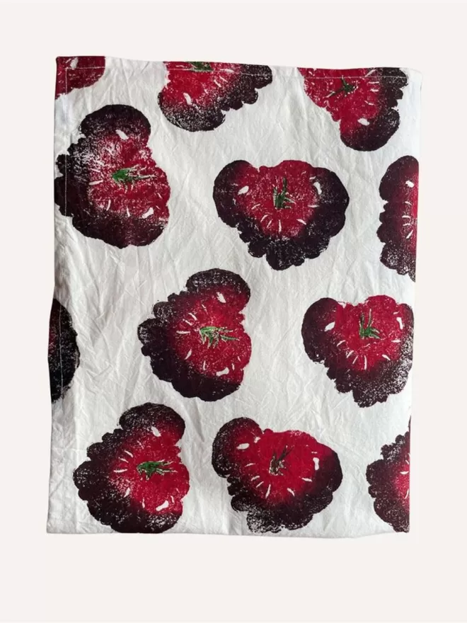 Luxury Heirloom Tomato Linen Tablecloth