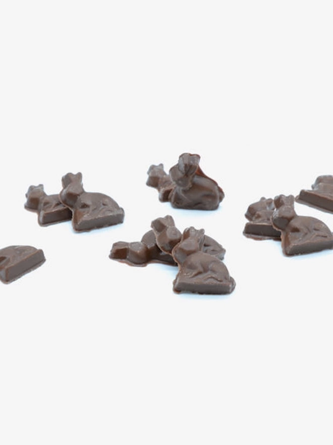 Milk Chocolate Easter Bunny Shapes