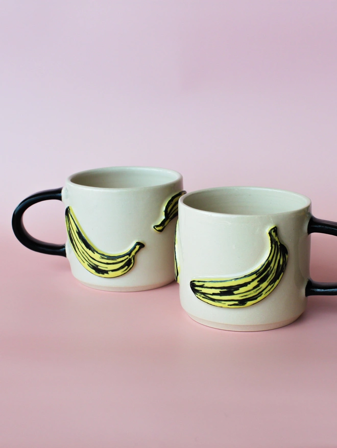 Handmade Ceramic Banana Mug 