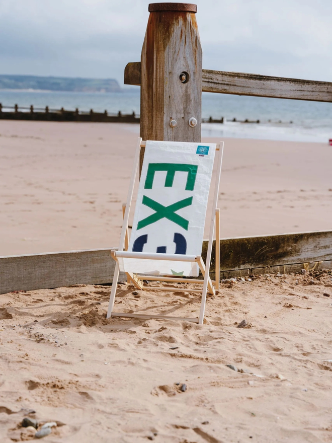 personalised postcode deckchair