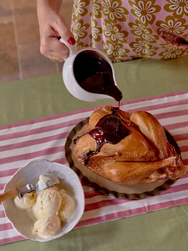 Christmas chocolate turkey