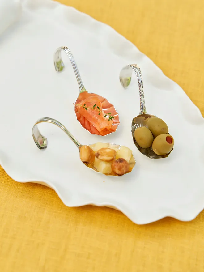 Personalised Handstamped Vintage Canape Spoon