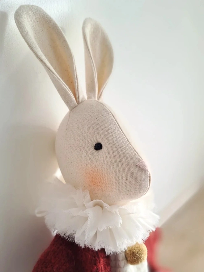 Gerald Bunny Handmade Stuffed Rabbit