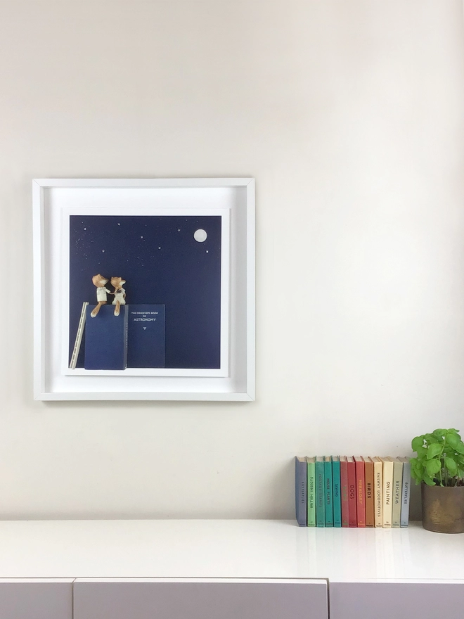 Stargazing Foxes Limited Edition Giclee Fine Art Print