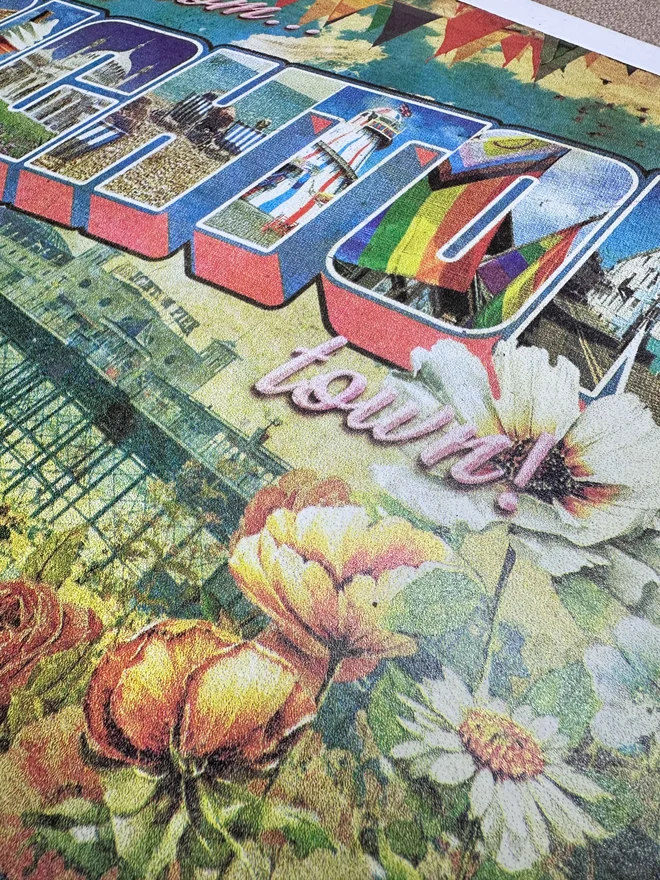 greetings from brighton postcard